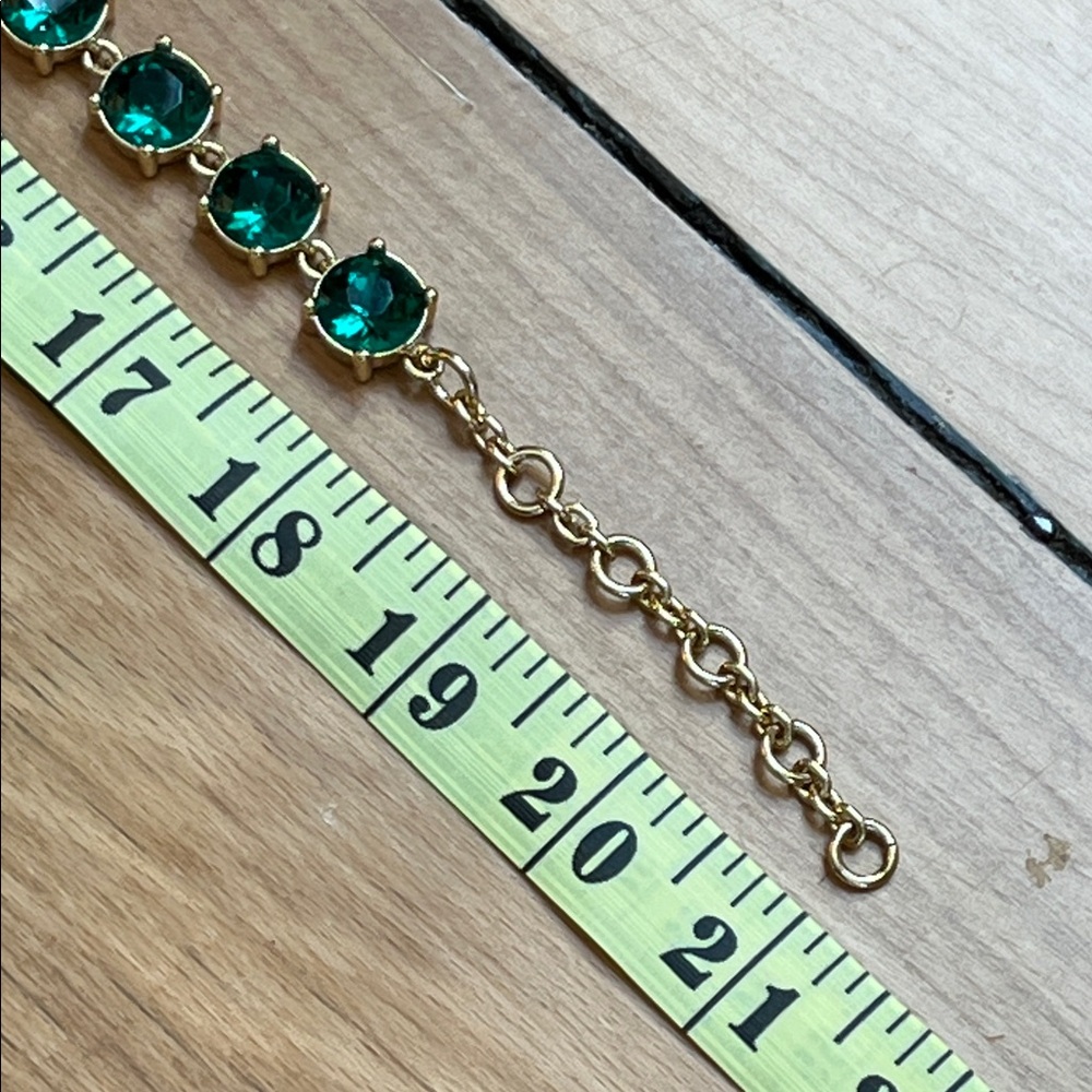 Talbots  Green and Gold Necklace - Picture 3 of 3